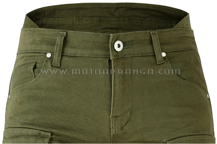 B.O.S. cargo jeans olive