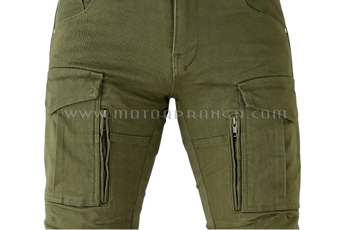 B.O.S. cargo jeans olive