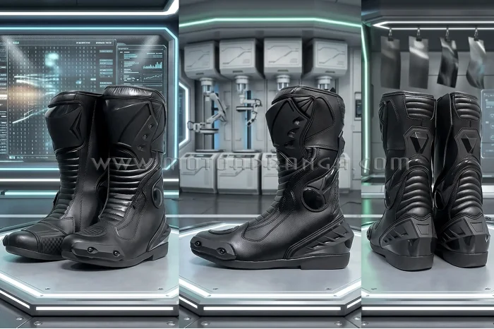 SM-DETROIT leather boots