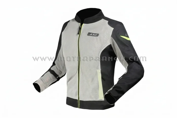 LS2 AIRY EVO LADY JACKET - Black Grey Yellow