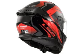 LS2 FF808 STREAM II FURY helmet - Black Red 2