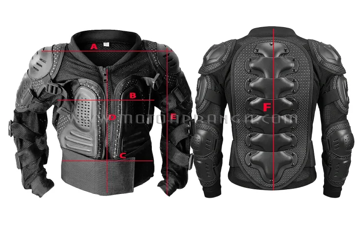 Motorcycle body armor jacket - kids