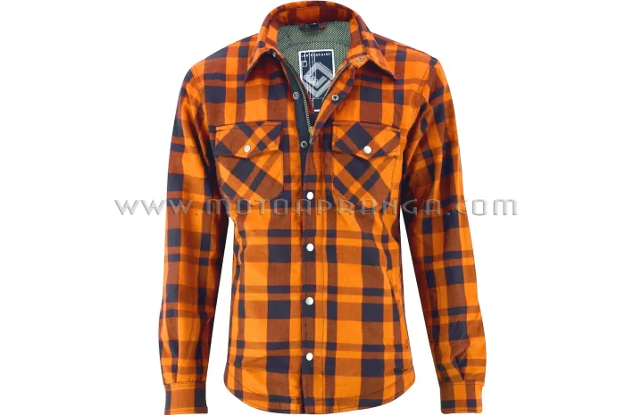 B.O.S. long sleeve shirt with aramid protection - orange