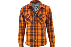 B.O.S. long sleeve shirt with aramid protection - orange