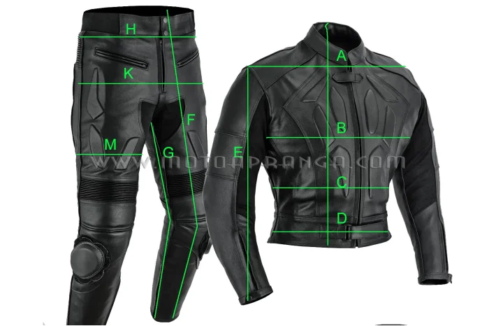 ProAnti leather suit with protectors