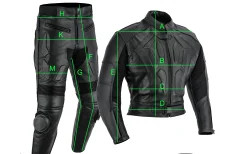 ProAnti leather suit with protectors