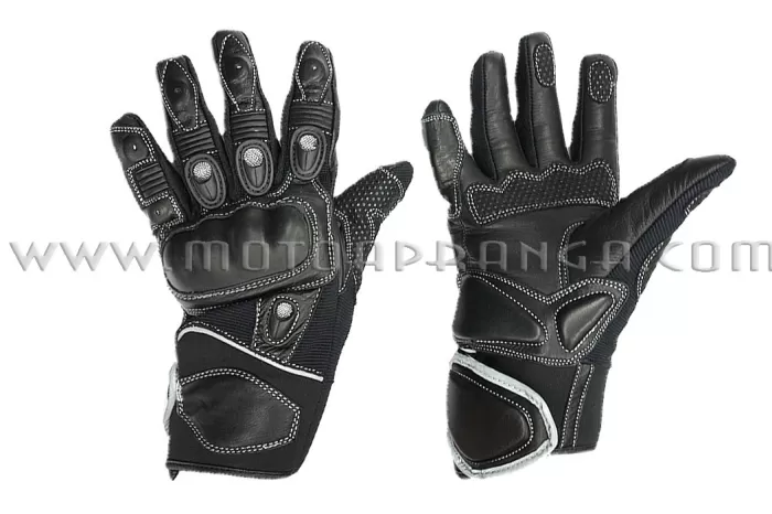 Streetfighter leather / textile gloves MAGMA