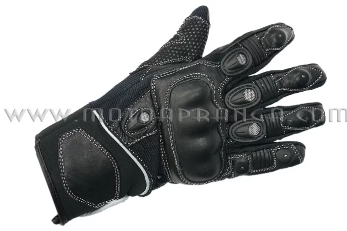 Streetfighter leather / textile gloves MAGMA