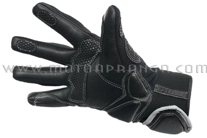 Streetfighter leather / textile gloves MAGMA