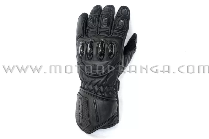 Sport Race leather gloves - ZERO BL
