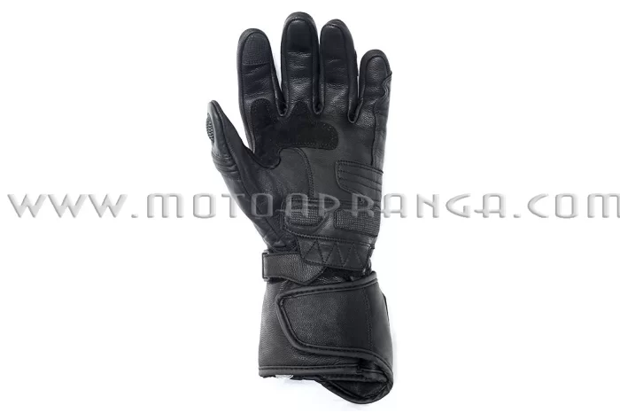 Sport Race leather gloves - ZERO BL