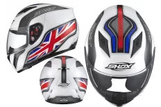 X-SHO union jack white gloss
