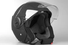 SMK Cooper Matt black (with SUN VISOR)