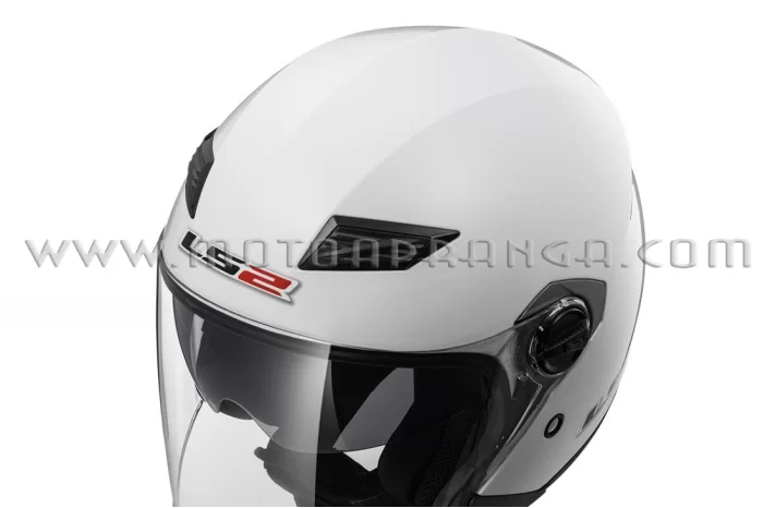 LS2 OF569 - WHITE (with SUN visor) Dydis XS