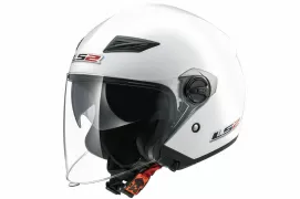 LS2 OF569 - WHITE (with SUN visor)
